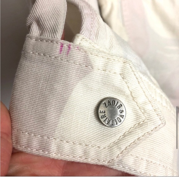 Zadig & Voltaire | NWT Kimo Neutral Camoflauge Jacket Neige Small - Picture 6 of 12